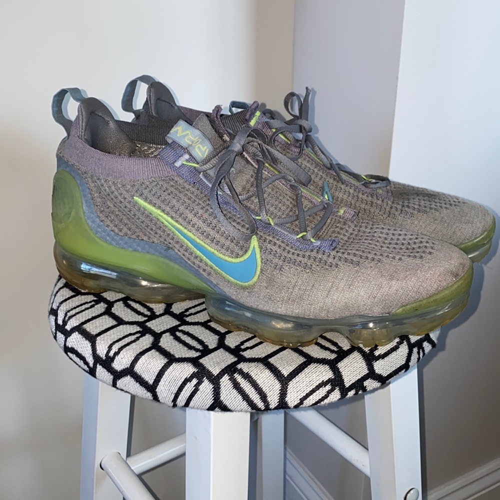 Nike Vapormax 2021 Blue Grey Volt Sold Out Colorway